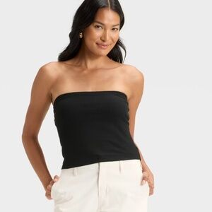 A New Day Ribbed Tube Top
